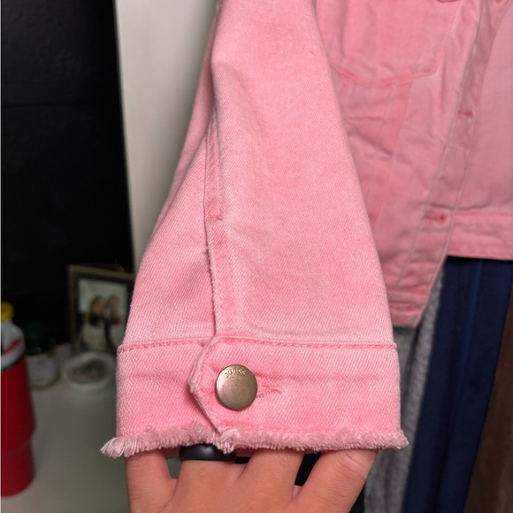 GUESS Pink Denim Jacket - Picture 2 of 8